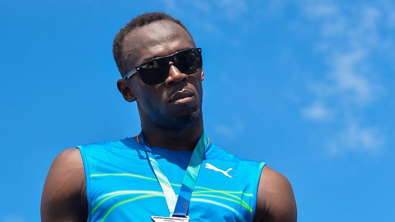 Usain Bolt: Will represent Jamaica at the World Relays event in Bahamas