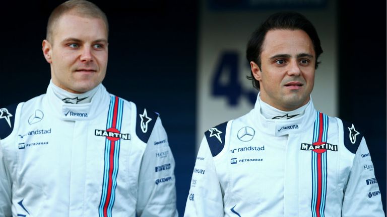 Valtteri Bottas and Felipe Massa