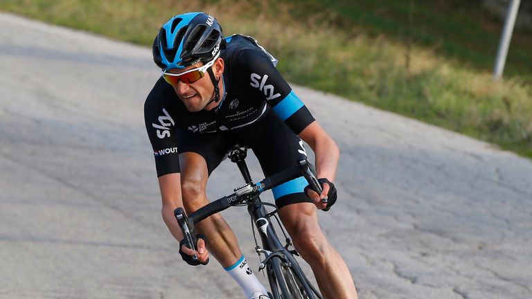 Wouter Poels in action during Stage 4 of the 2015 Tirreno-Adriatico