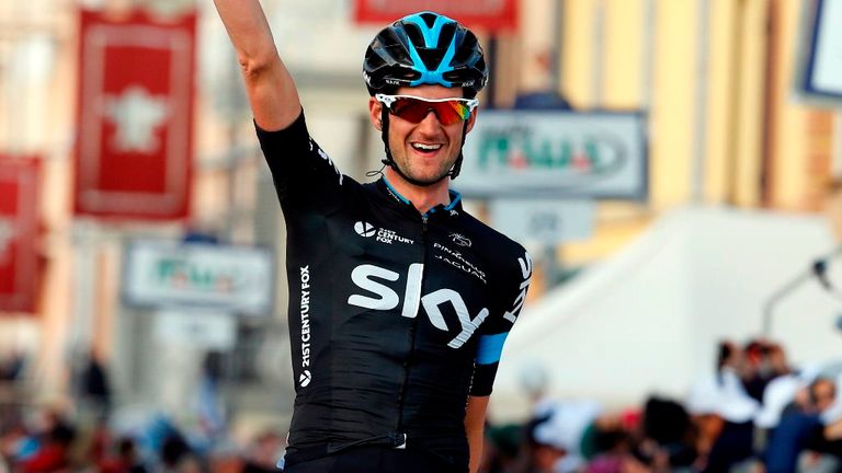 Wouter Poels wins Stage 4 of the 2015 Tirreno-Adriatico