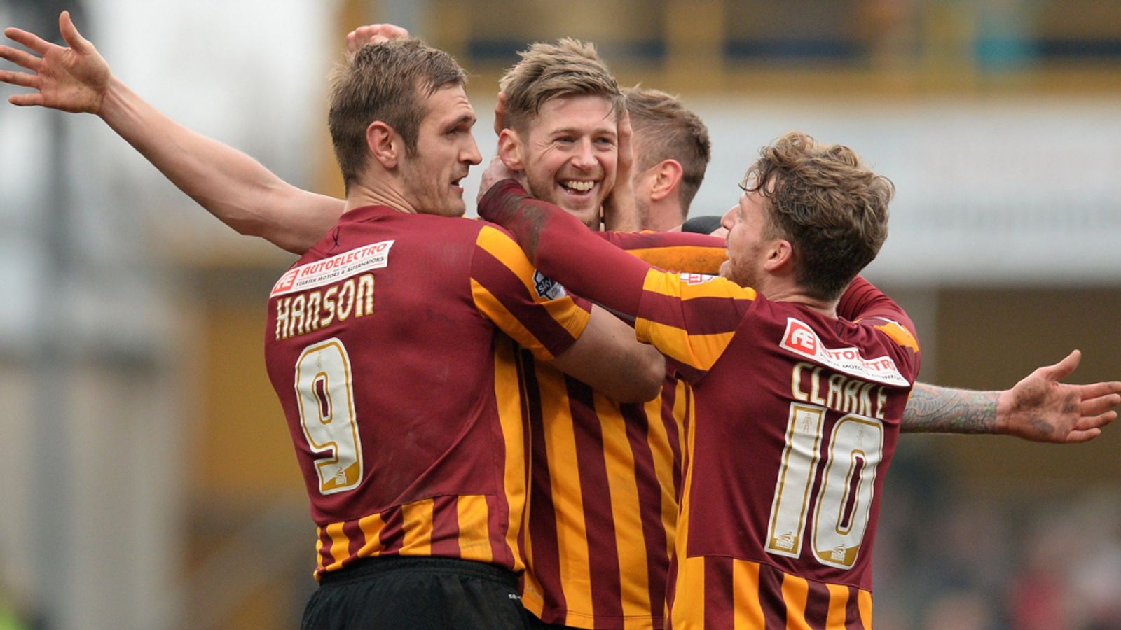 bradford city team news today sky sports