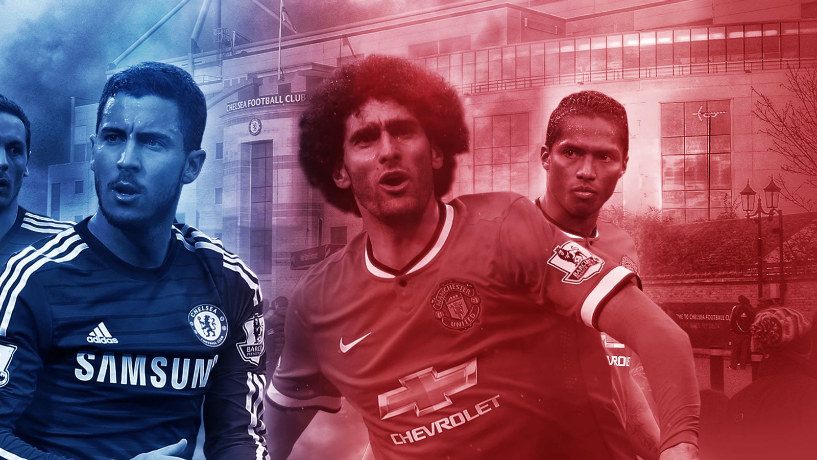 Chelsea v Manchester United Key battles will be on the left wings