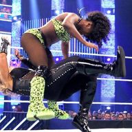 Naomi administers the Rear View on Natalya on Smackdown