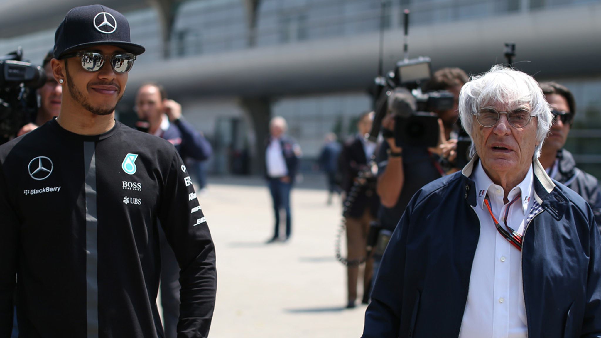 Lewis Hamilton 'happy where he is' at Mercedes, says Bernie Ecclestone | F1  News | Sky Sports