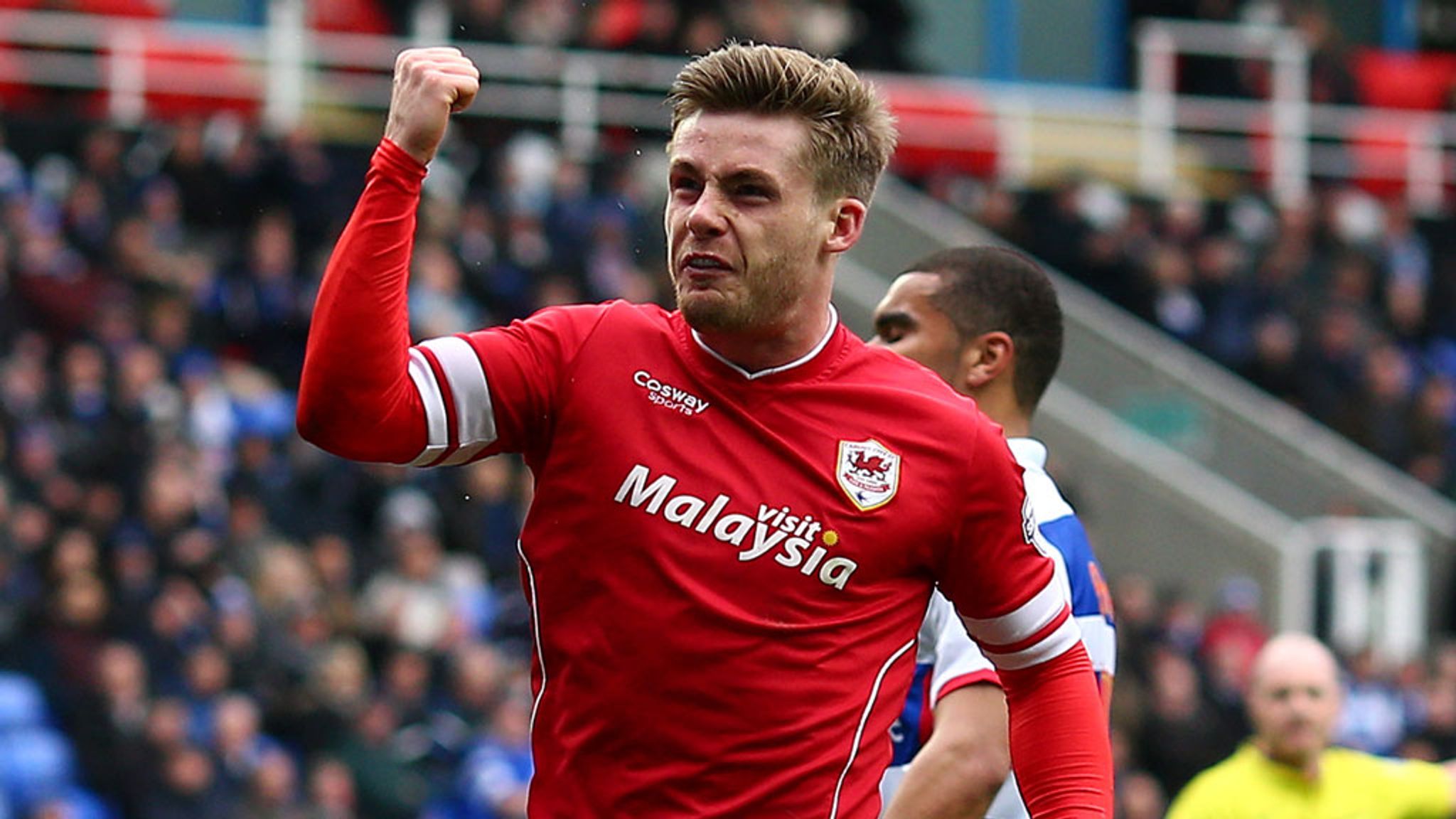 Reading 1-1 Cardiff: Conor McAleny cancels out Pavel Pogrebnyak goal |  Football News | Sky Sports