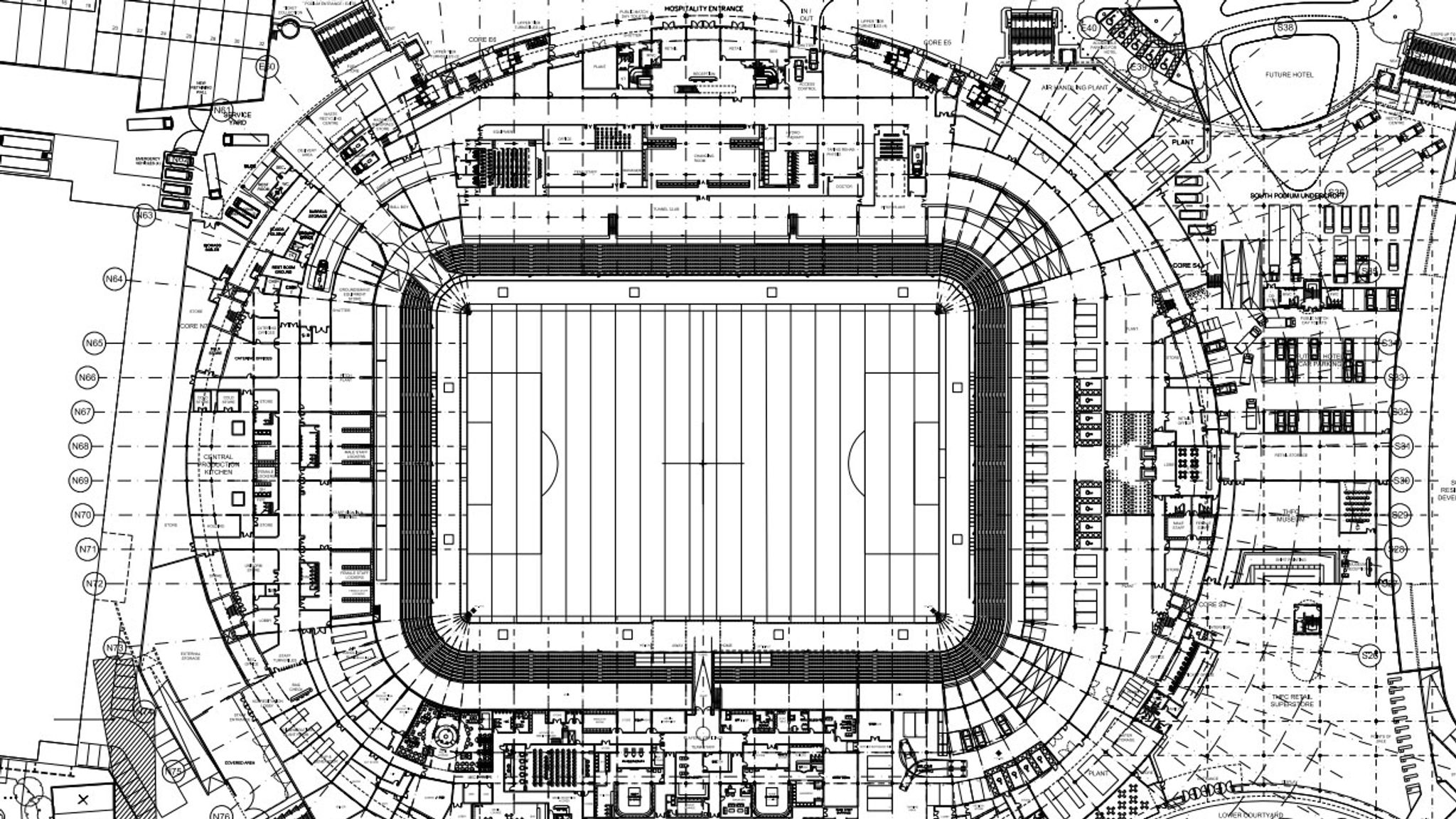 Tottenham look at 'increasing functionality' of new stadium Football