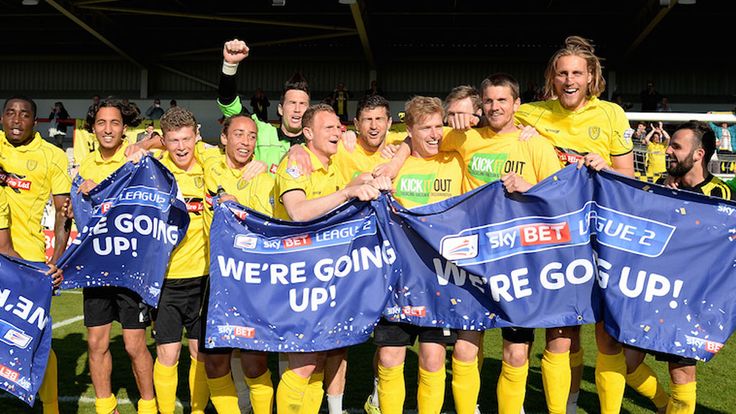 Burton Albion promoted from League Two