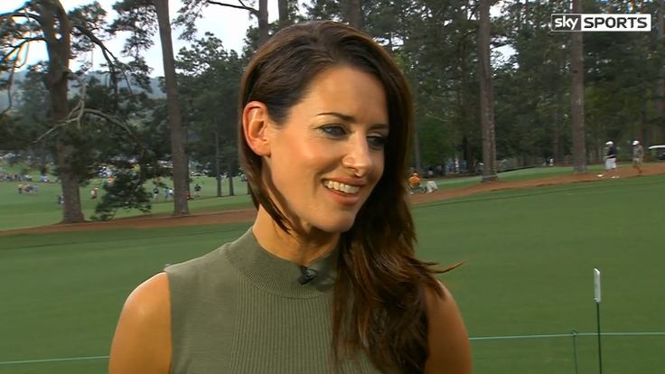 Kirsty Gallacher at the Masters