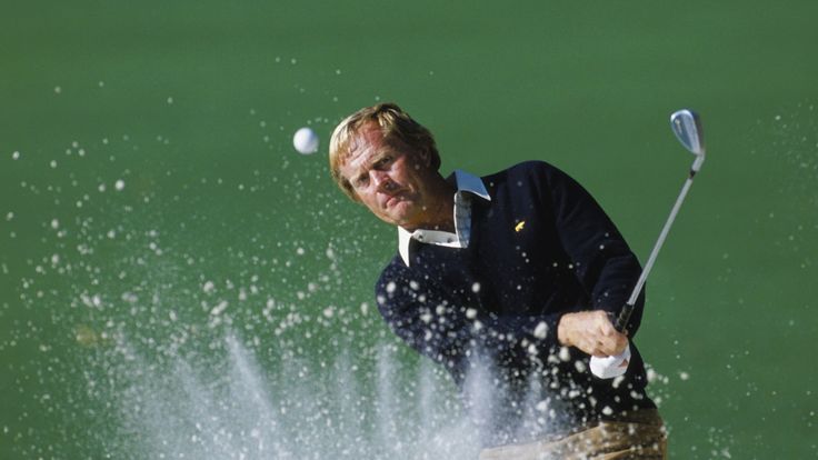 Jack Nicklaus during the Masters in 1986