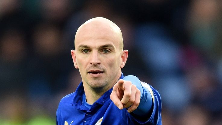 LEICESTER, ENGLAND - MARCH 14:  Esteban Cambiasso of Leicester City during the Barclays Premier League match between Leicester City and Hull City at The Ki