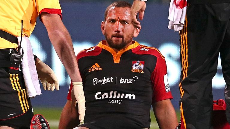 Aaron Cruden: After suffering his knee injury in Christchurch last week