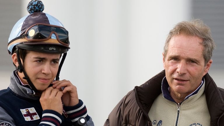 Jockey Mickael Barzalona (left) and trainer Andre Fabre 