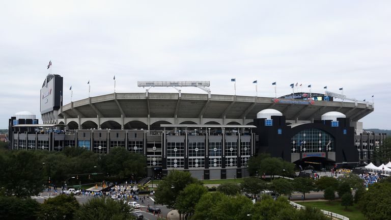 CHARLOTTE, NC - SEPTEMBER 14:  A general view of the stadium before the game between the Detroit Lions and the Carolina Panthers at Bank of America Stadium