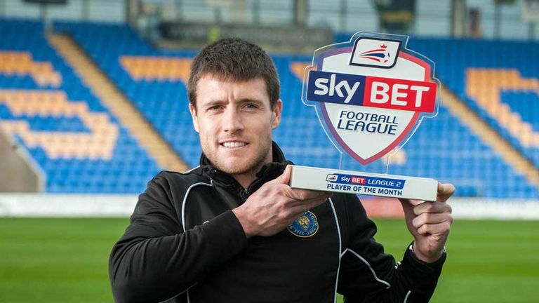 Bobby Grant - League 2 player of the month for March