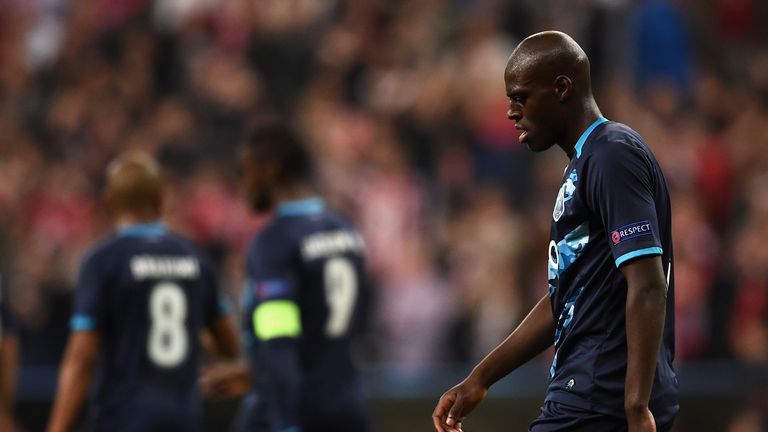 Bruno Martins Indi of FC Porto looks dejected during the UEFA Champions League Quarter Final Second Leg match between FC Bayern Muenchen  and FC Porto