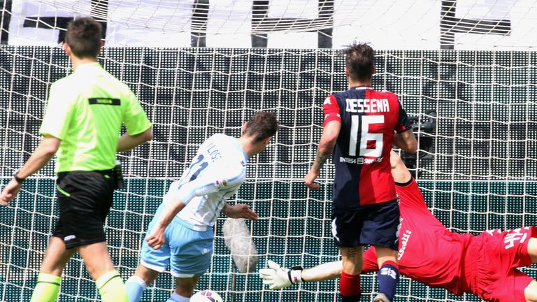 Miroslav Klose opens the scoring