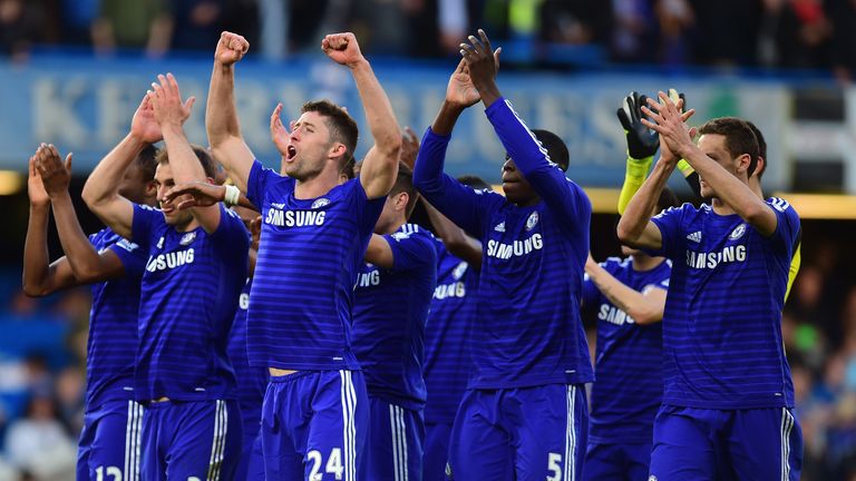 Chelsea are two wins away from the Premier League title