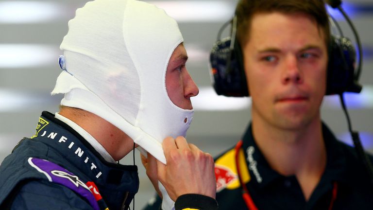 Daniil Kvyat has endured a difficult start to life at Red Bull