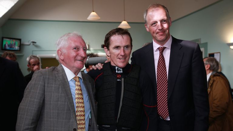 Tony McCoy with Martin and David Pipe