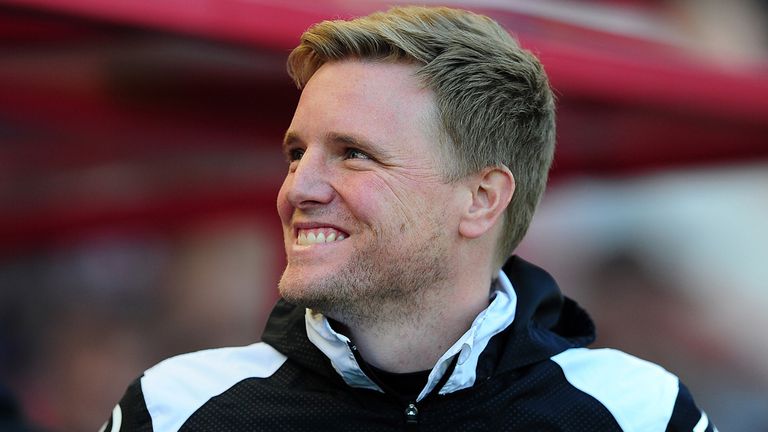 Eddie Howe, Manager of AFC Bournemouth looks on during the Sky Bet Championship match between AFC Bournemouth and Birmingham