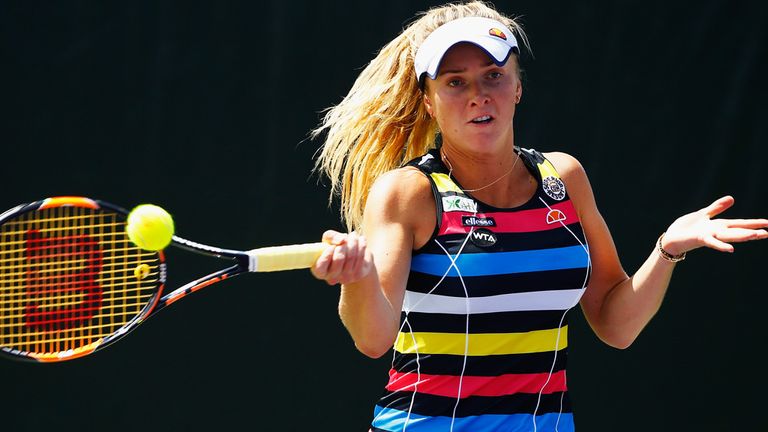 Top seed Elina Svitolina of Ukraine lost just three games as she reached the second round in Colombia