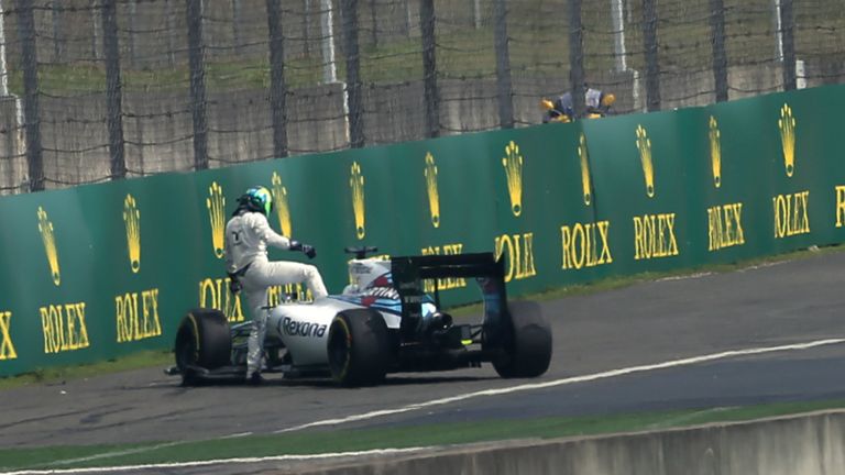 Felipe Massa: Scare in Shanghai