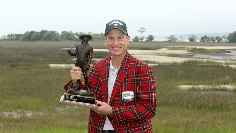 Jim Furyk: RBC Heritage trophy at Harbour Town Golf Links