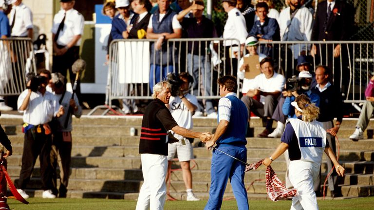 Greg Norman v Nick Faldo - 1990 Open