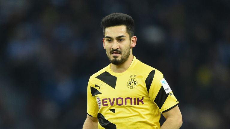 Gundogan joined Borussia Dortmund from FC Nurnberg in 2011