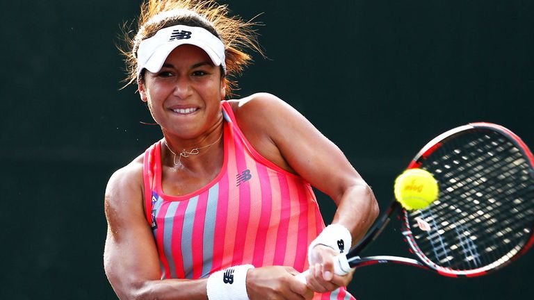 Heather Watson: Disappointing result in Charleston