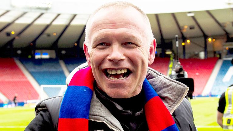 John Hughes: Inverness Caley win celebrating the win over Celtic