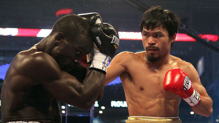 In Texas, Pacquiao went the distance to win a unanimous decision over Ghana's Joshua Clottey