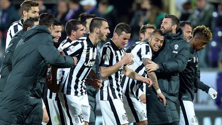 Juventus: Celebrate reaching the Coppa Italia final