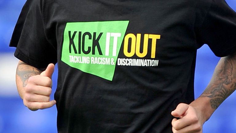 Kick It Out T-shirt logo