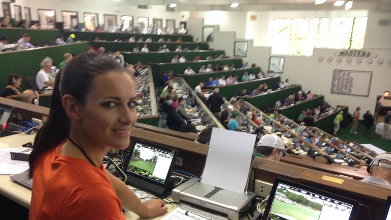 Kirsty Gallacher at the Masters