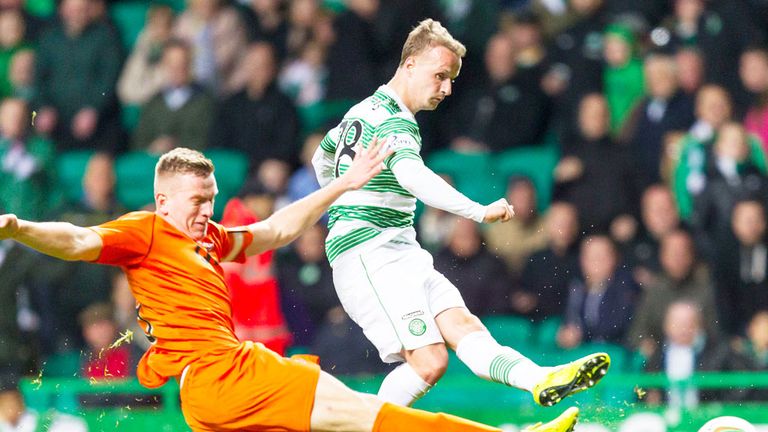 Leigh Griffiths completes his hat-trick in Celtic's 4-1 victory over Kilmarnock