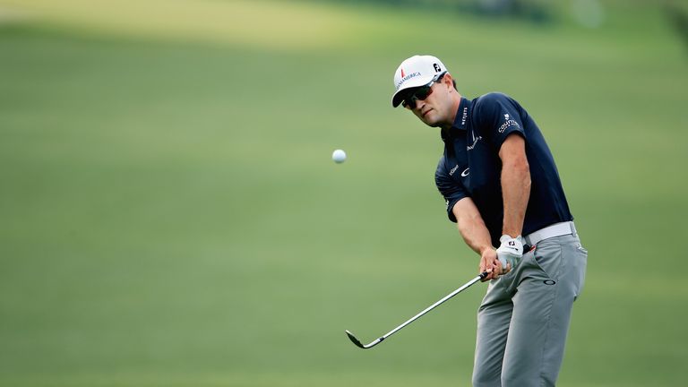 Zach Johnson during the second round of the 2015 Masters Tournament at Augusta, April 10, 2015