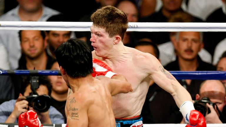 Pacquiao needed less than two rounds to obliterate Ricky Hatton in 2009 in the MGM Grand