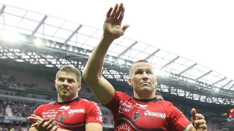 World Cup runners up Matt Giteau (r) and Drew Mitchell both start for Toulon on Saturday