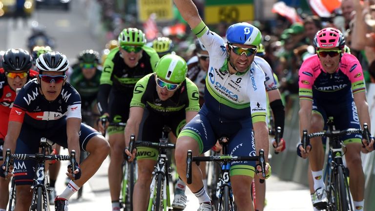 Michael Albasini wins stage two of the 2015 Tour de Romandie