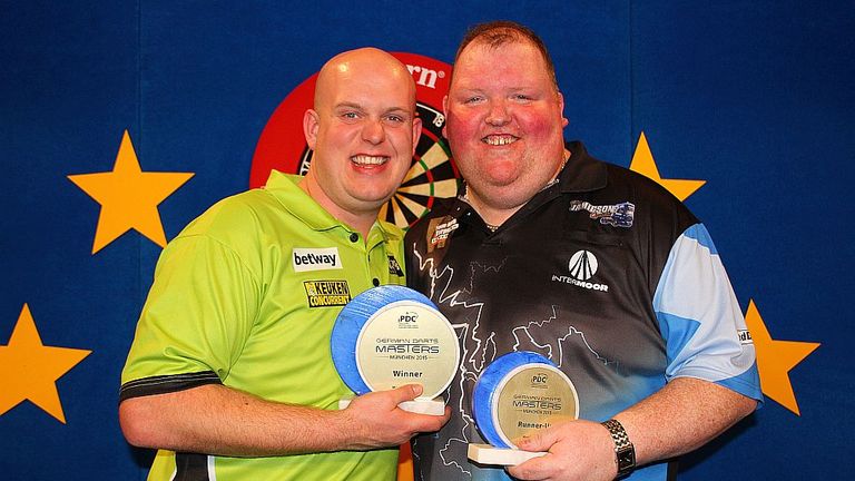 Michael van Gerwen beat John Henderson to win the German Darts Masters