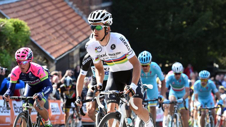 Michal Kwiatkowski in the 2015 Fleche Wallonne