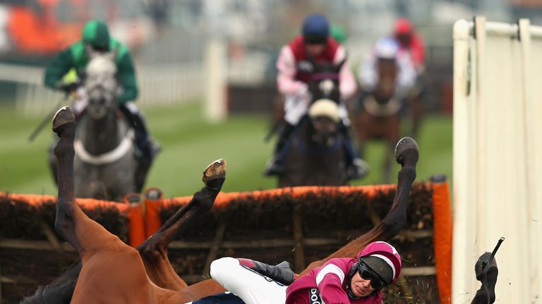 Richard Johnson falls from Alpha Des Obeaux