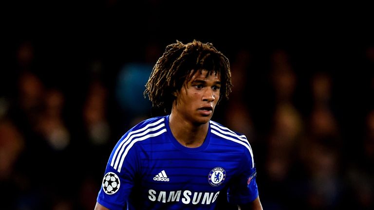 LONDON, ENGLAND - OCTOBER 21:  Nathan Ake of Chelsea controls the ball during the UEFA Champions League Group G match between Chelsea FC and NK Maribor at 