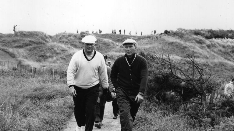 Jack Nicklaus and Arnold Palmer  