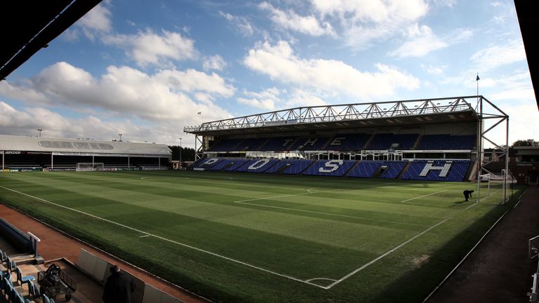PETERBOROUGH, ENGLAND - NOVEMBER 02:  General view of Peterbough United's London Road ground
