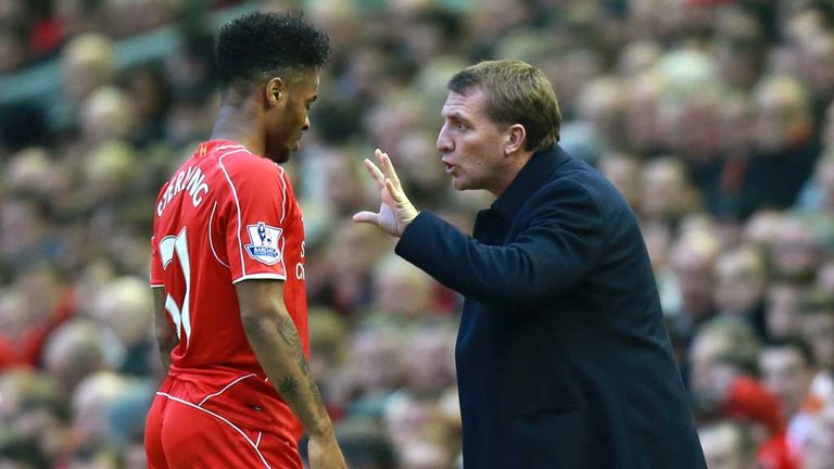 Raheem Sterling and Brendan Rodgers