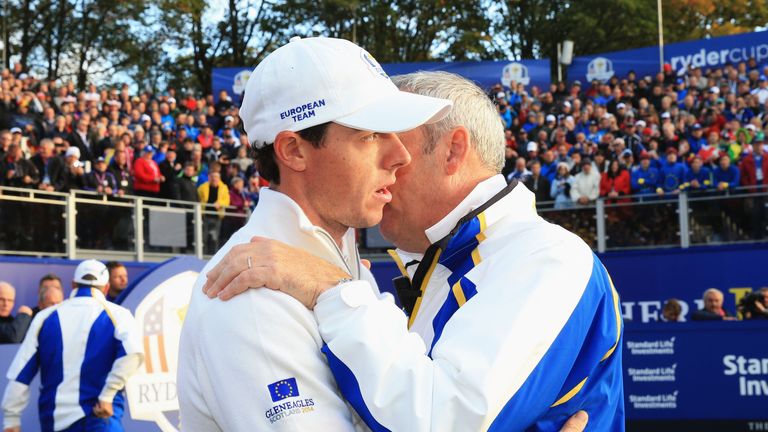 Rory McIlroy: Part of Paul McGinley's winning Ryder Cup team last autumn