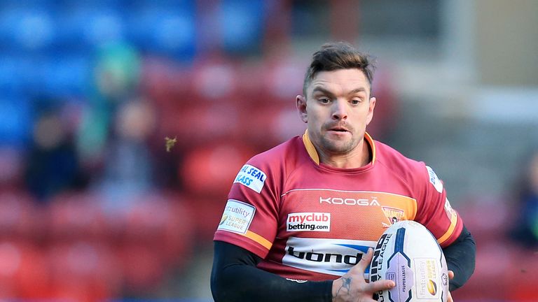 Danny Brough: Scored Huddersfield's first try at the KC Stadium