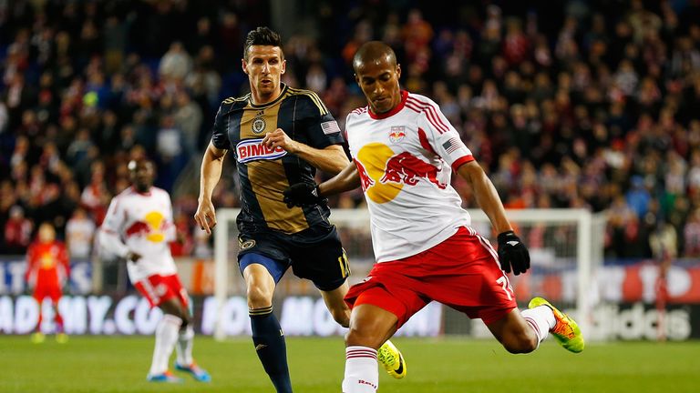Lloyd Sam's late goal rescued a point for New York Red Bulls.
